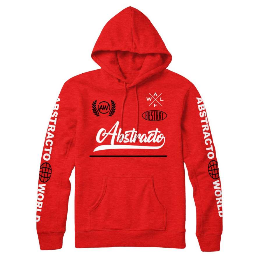 Abstracto World OG Classic Hoodie Red