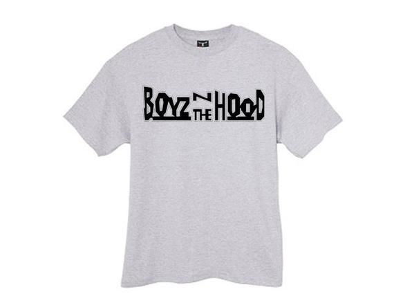 Boyz N The Hood Logo Shirttshirt Nwa Ice Cube Straight Outta Compton Rap Hip Hop Boys Ash Shirt