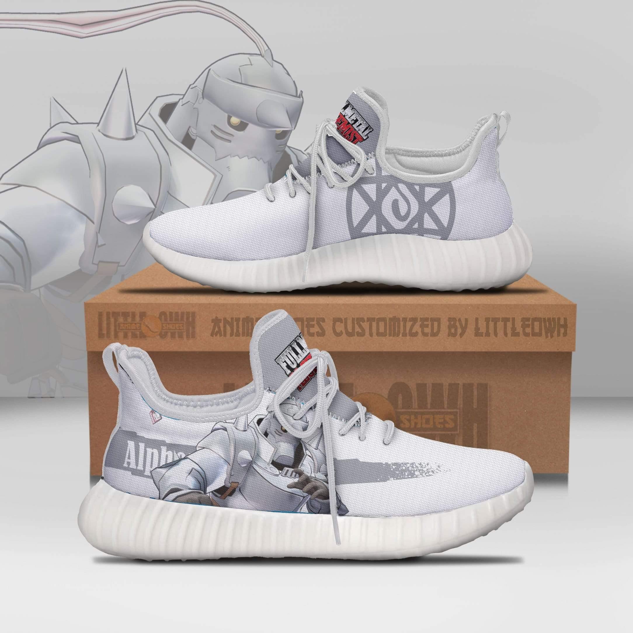 Alphonse Elric Reze Boost Custom Fullmetal Alchemist Anime Shoes