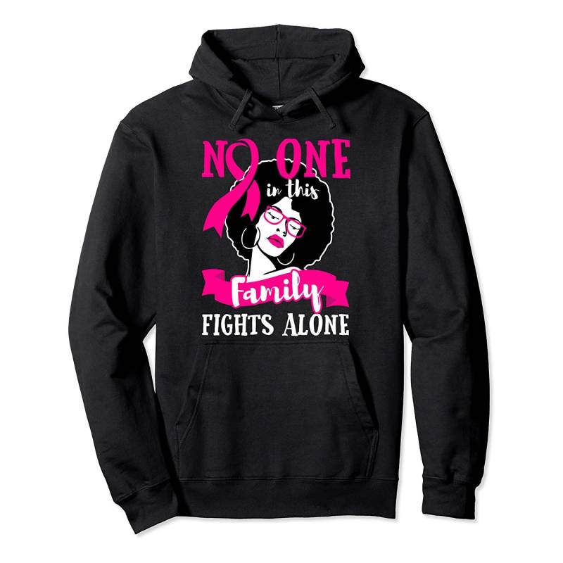 Breast Cancer Pink Ribbon African American Black Queen Gift Pullover Hoodie, T Shirt, Sweatshirt