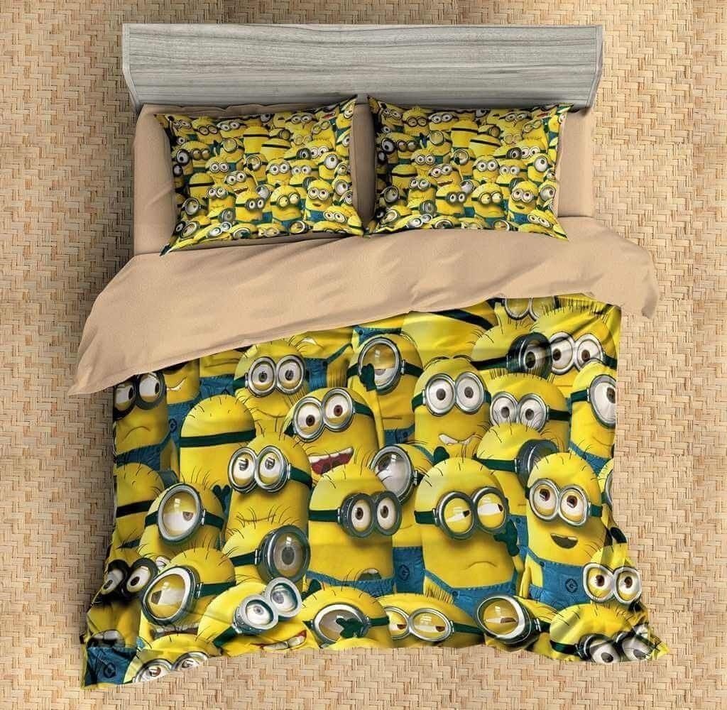 3D Customize Minions Bedding Set Duvet Cover Set Bedroom SetBedlinen