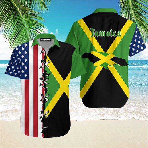 Jamaica Flag Hawaii Shirt For Men Women Ha91624