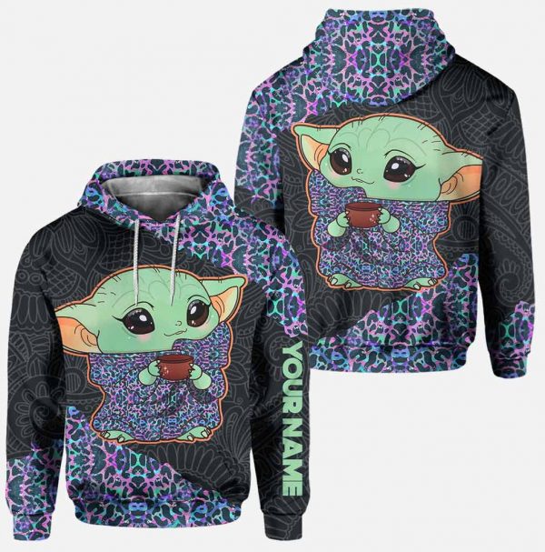 Too Cute I Am Holographic Leopard – Personalized 3D All Over Printed Unisex Hoodie Us Size