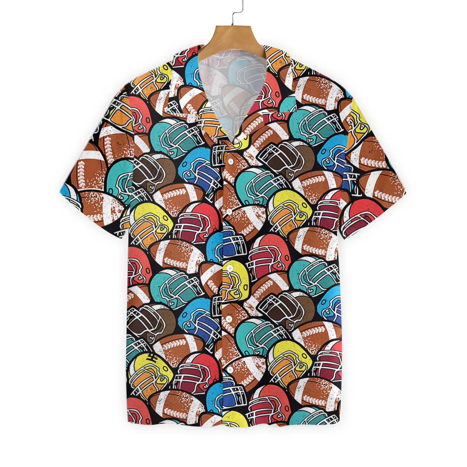 American Football Colorful Pattern 3003 Hawaii Shirt Ha99649