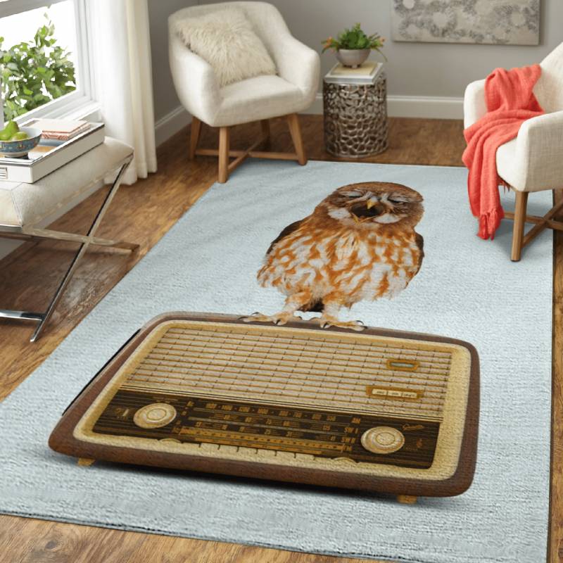 SINGING OWL – Animals Area Rug Carpet