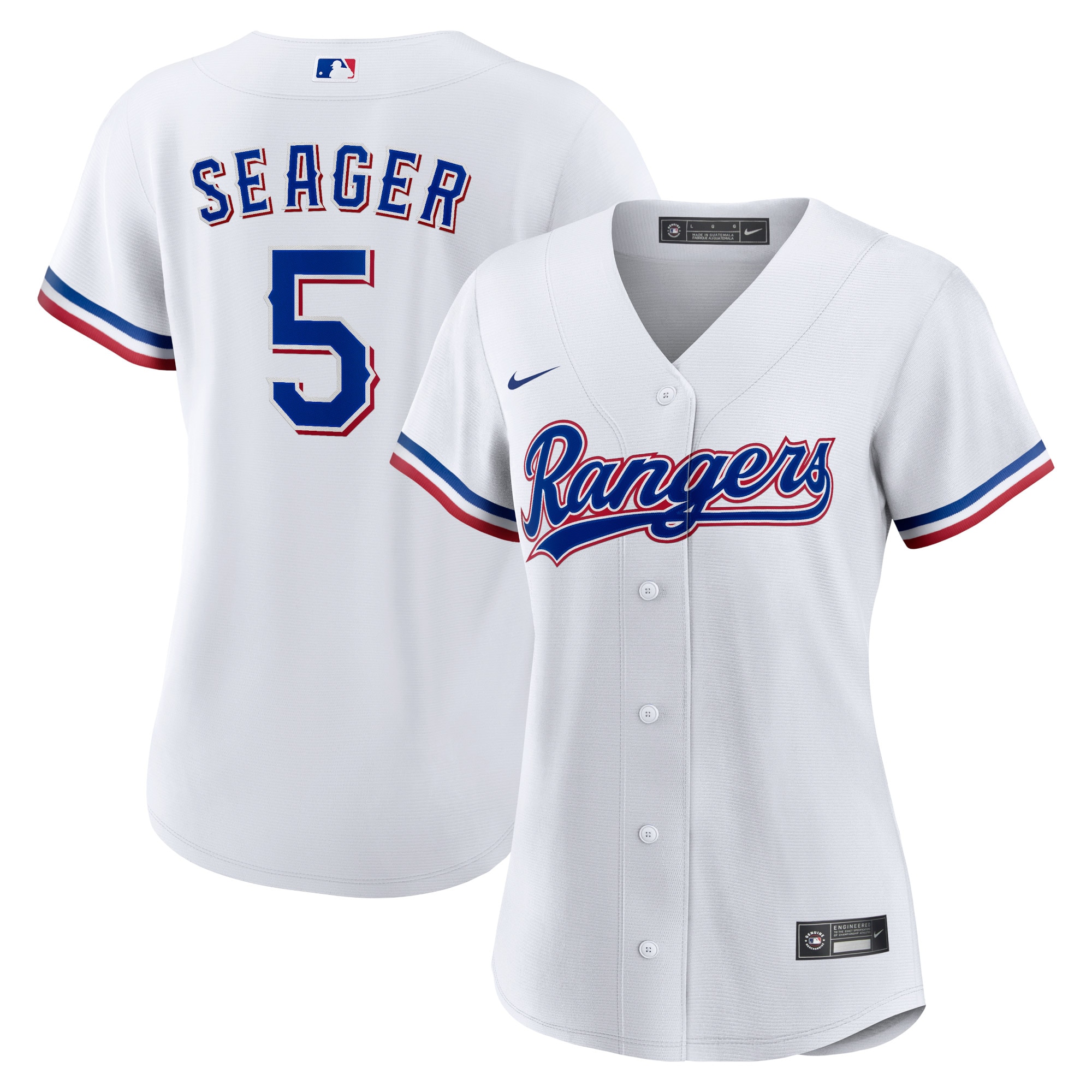 Corey Seager Texas Rangers Women's Home Replica Player Jersey – White