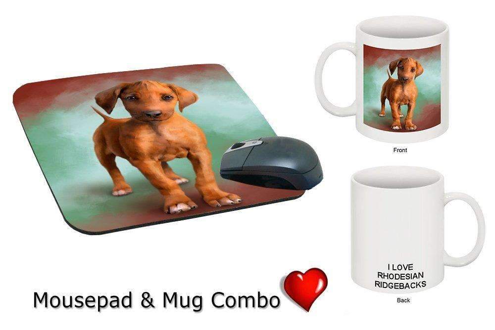 Rhodesian Ridgeback Puppy Mug & Mousepad Combo Gift Set Mpc48067