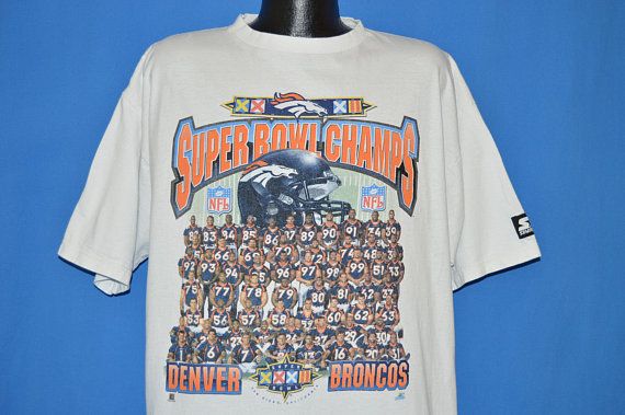 90S Denver Broncos Super Bowl Champs Shirt