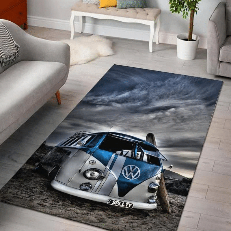 Volkswagen Camper Van Area Rug