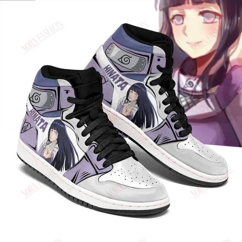 Naruto Hinata Hyuga Shoes Skill Costume Boots Anime Sneakers