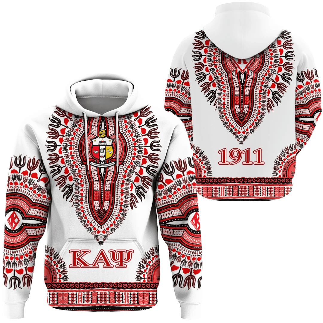 Wonderprint Hoodie Kappa Alpha Psi Dashiki Hoodie Lt10