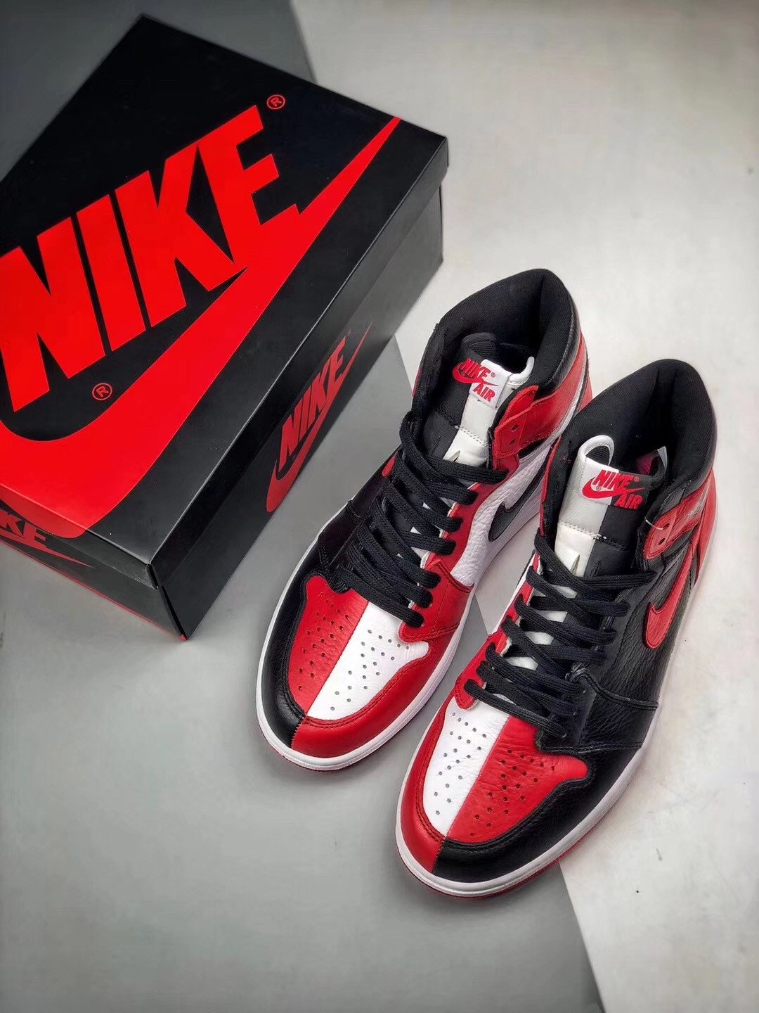 JD 1 Retro High OG NRG H2H BlackWhite-University Red 5341495