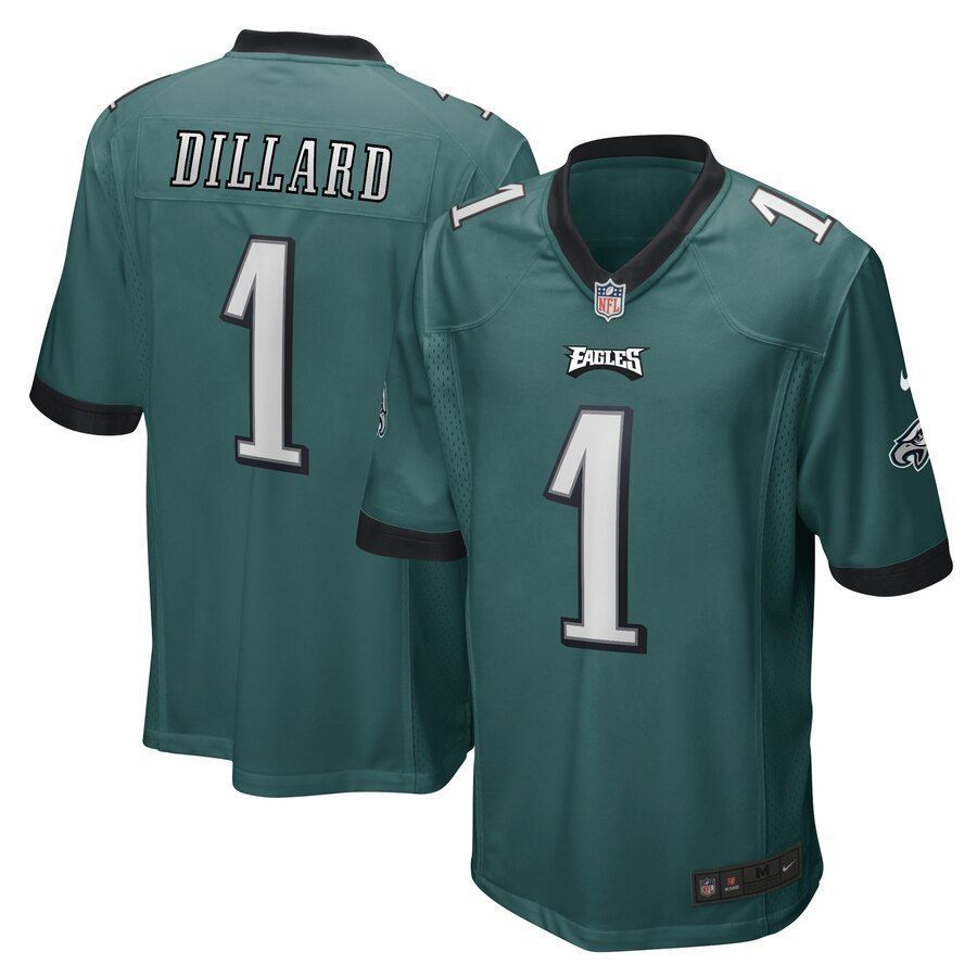 Andre Dillard Philadelphia Eagles 2019 NFL Draft First Round Pick Game Jersey Midnight Green 2019