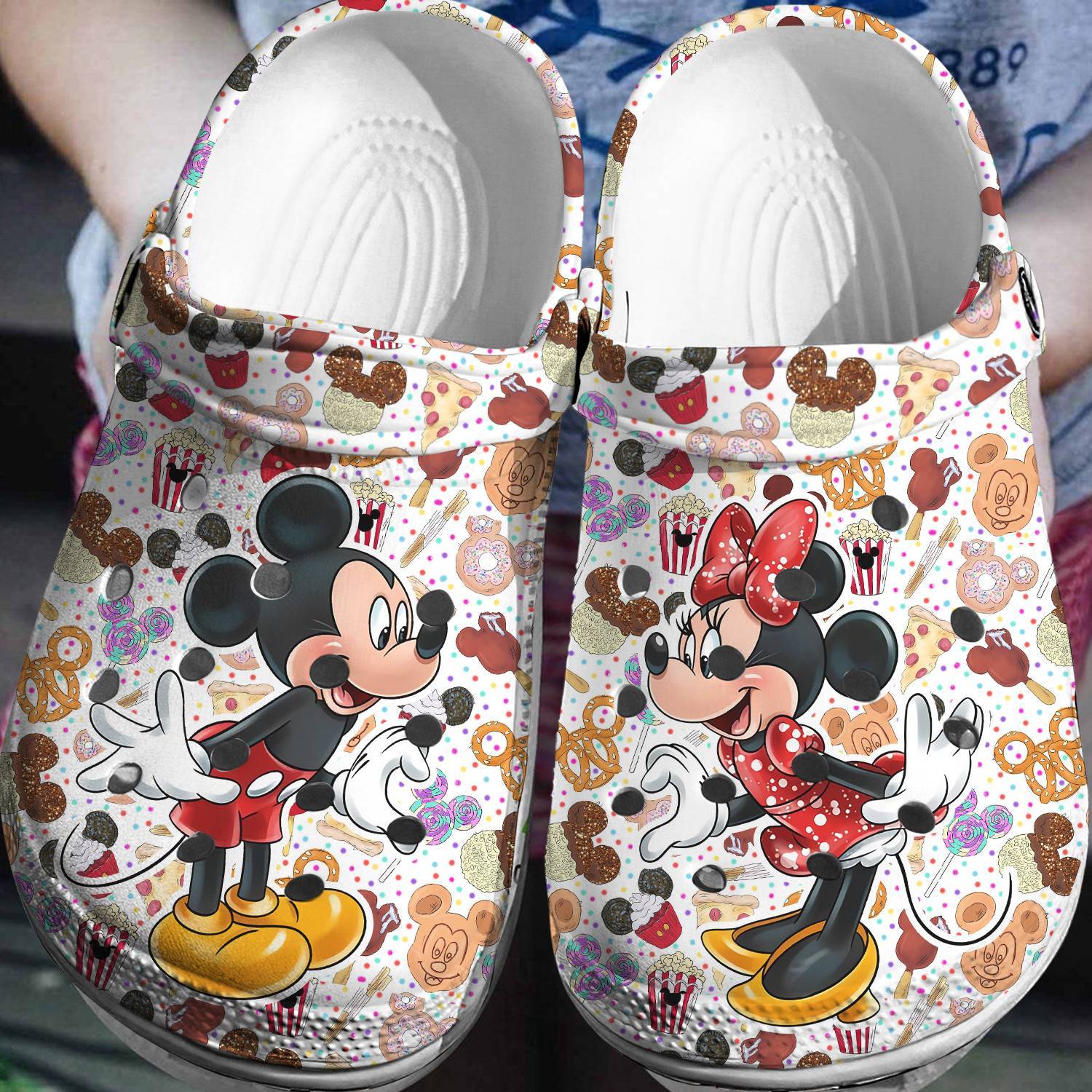 Disney Delight: Mickey Minnie 3D Clog Shoes