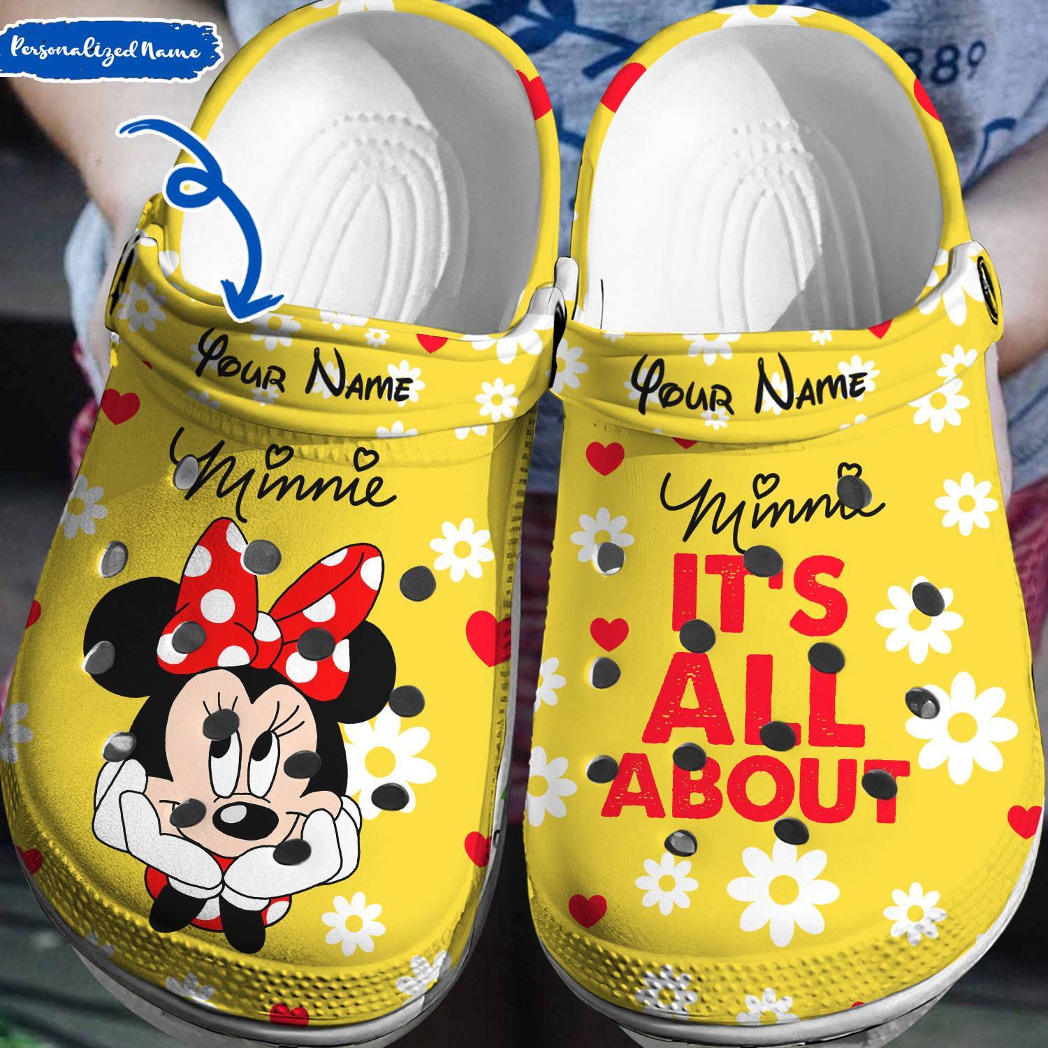 Disney Dreamer: Step into Fantasy with Minnie Mouse 3D Clog Shoes