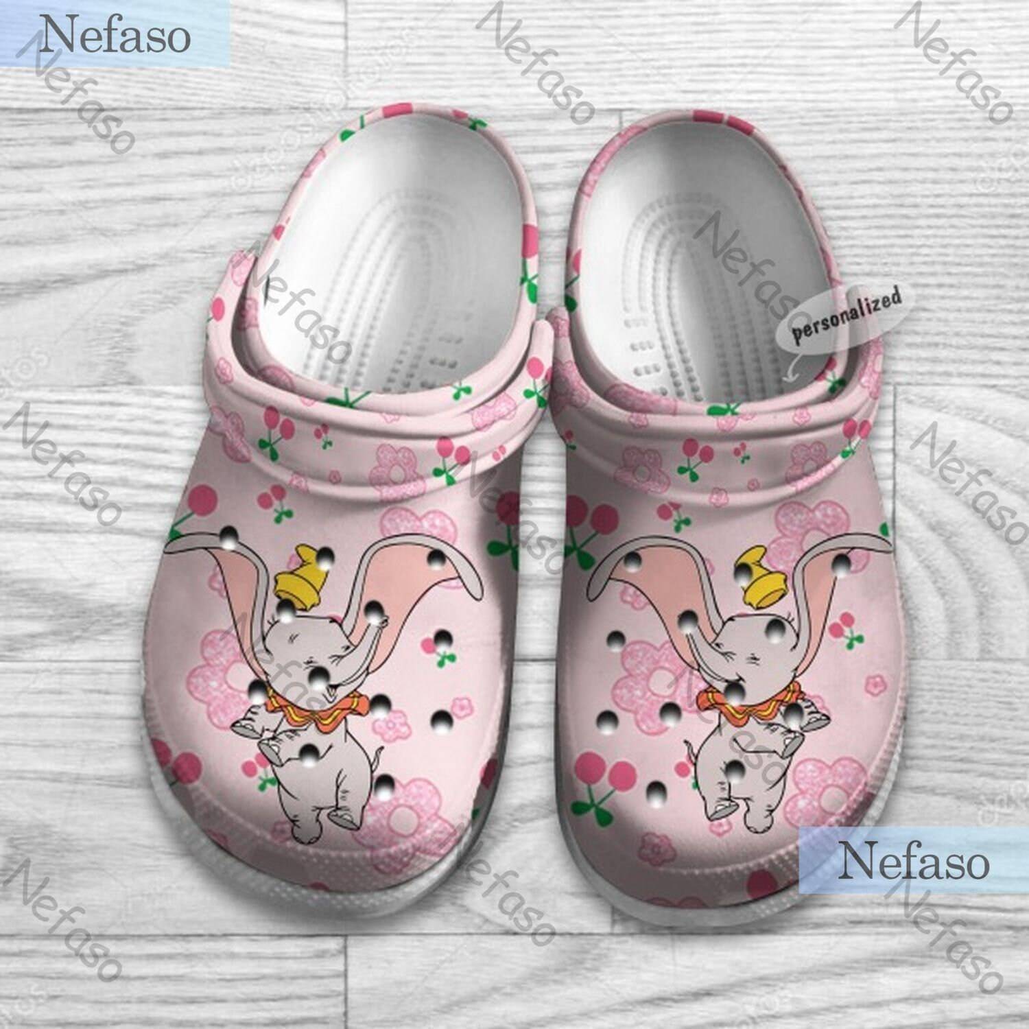 Disney Dumbo Custom Slipper Design Personalized Unique Clog Shoes