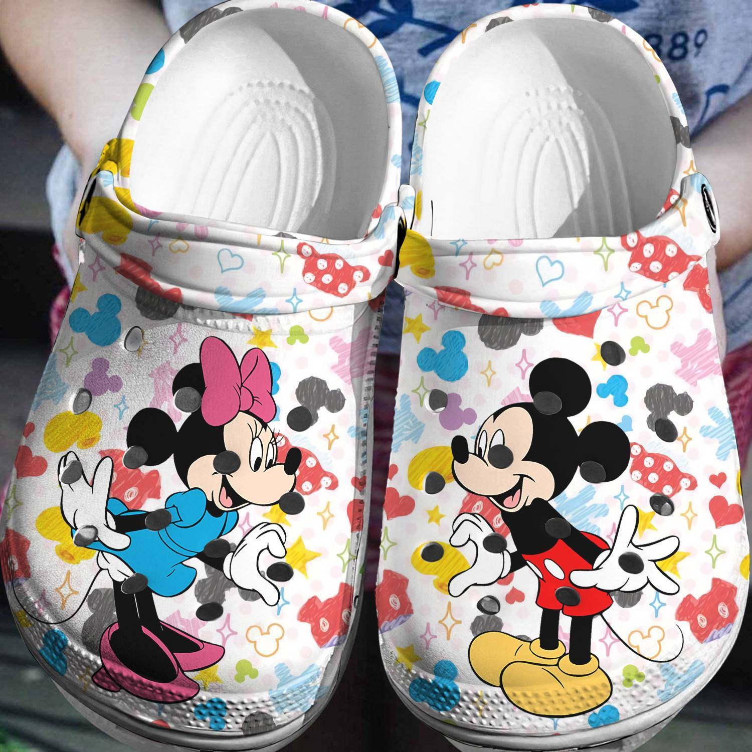 Disney Fashion Statement: Mickey Minnie Crocss 3D Clog Shoes – Be the Style Star