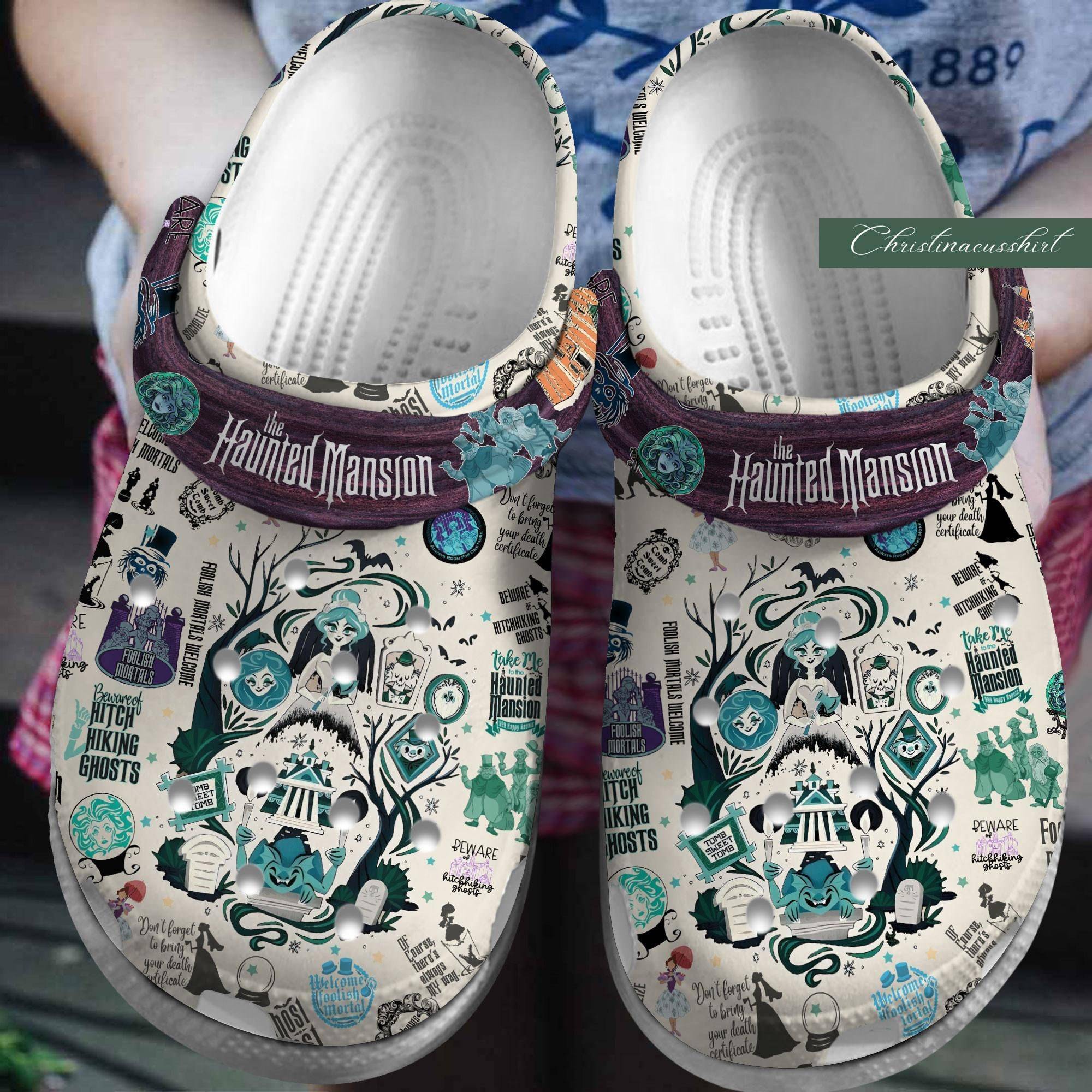 Disney Haunted Mansion Halloween Magic Kingdom Crocss Sandals