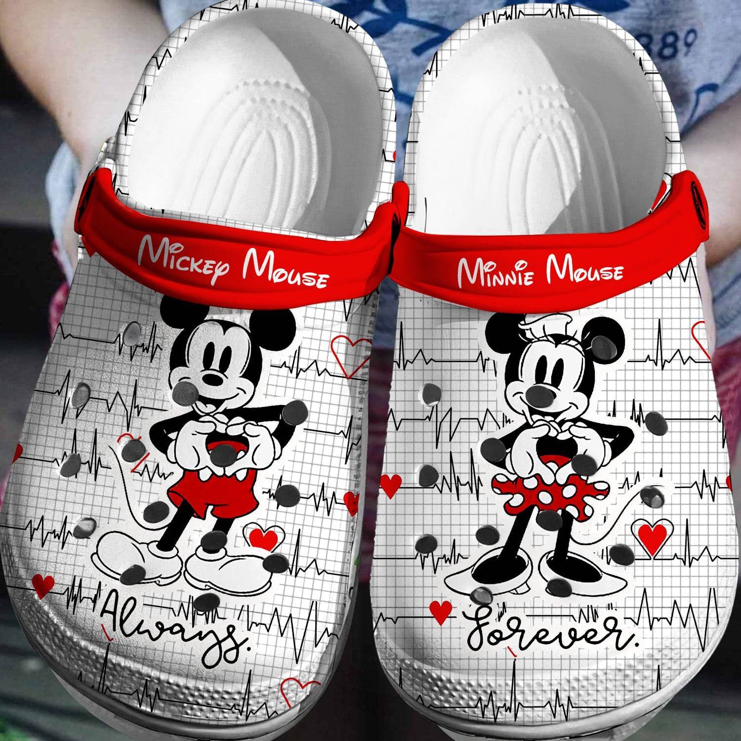 Disney Inspired: Mickey Minnie Crocss 3D Clog Shoes – Walk with Iconic Characters