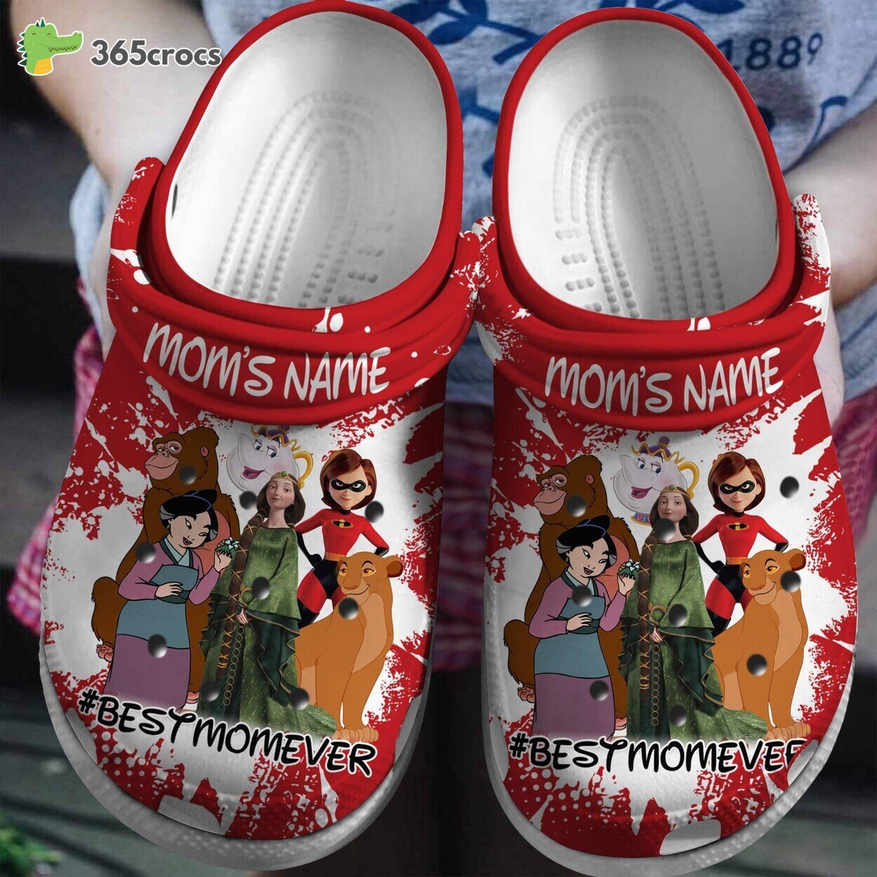 Disney Inspired Mother Day Comfortable Clog Shoe Unique Special Edition