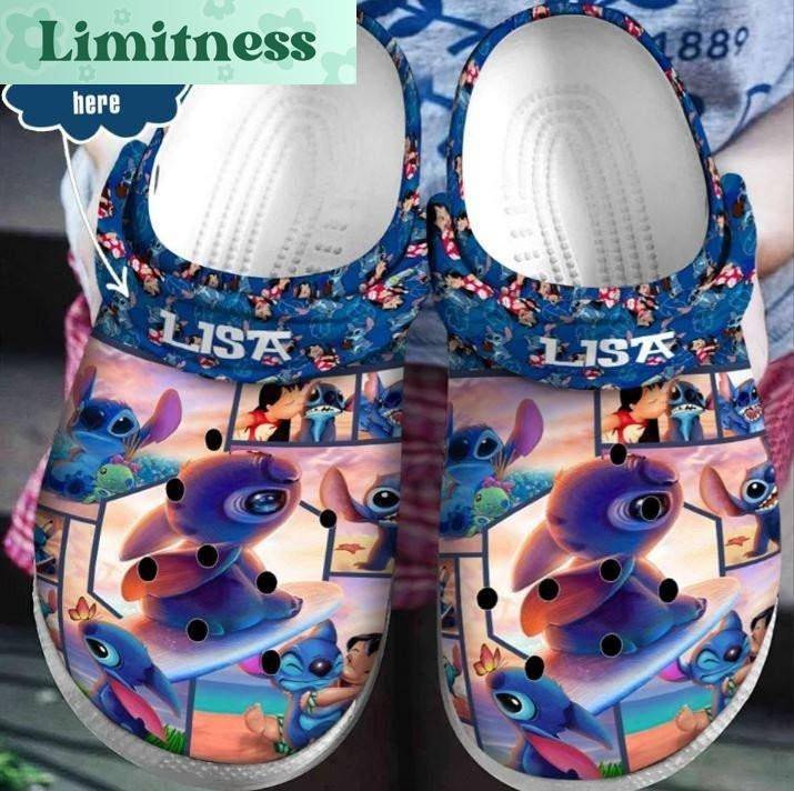 Disney Lilo Stitch Women Clogs Sandals Unique Cartoon Design Shoes