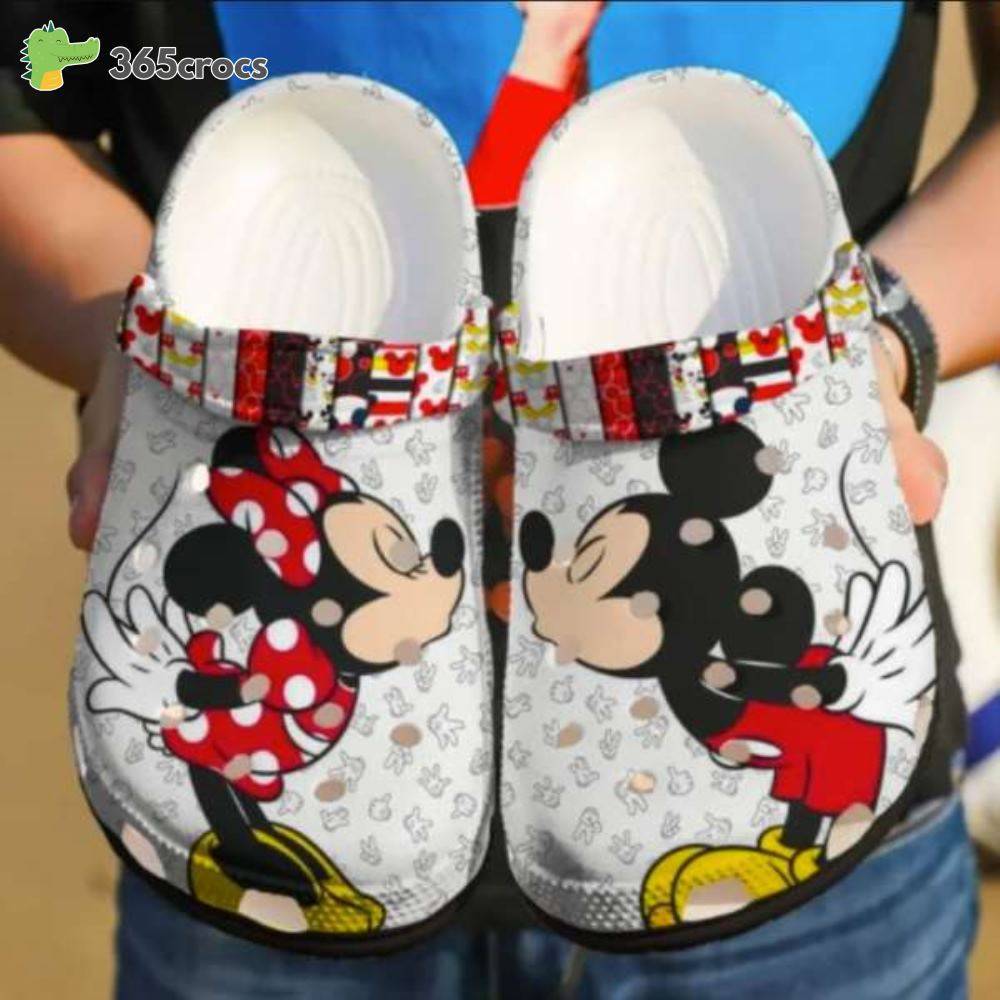 Disney Mickey Mouse And Minnie Mouse Adults Crocss Clog Shoes