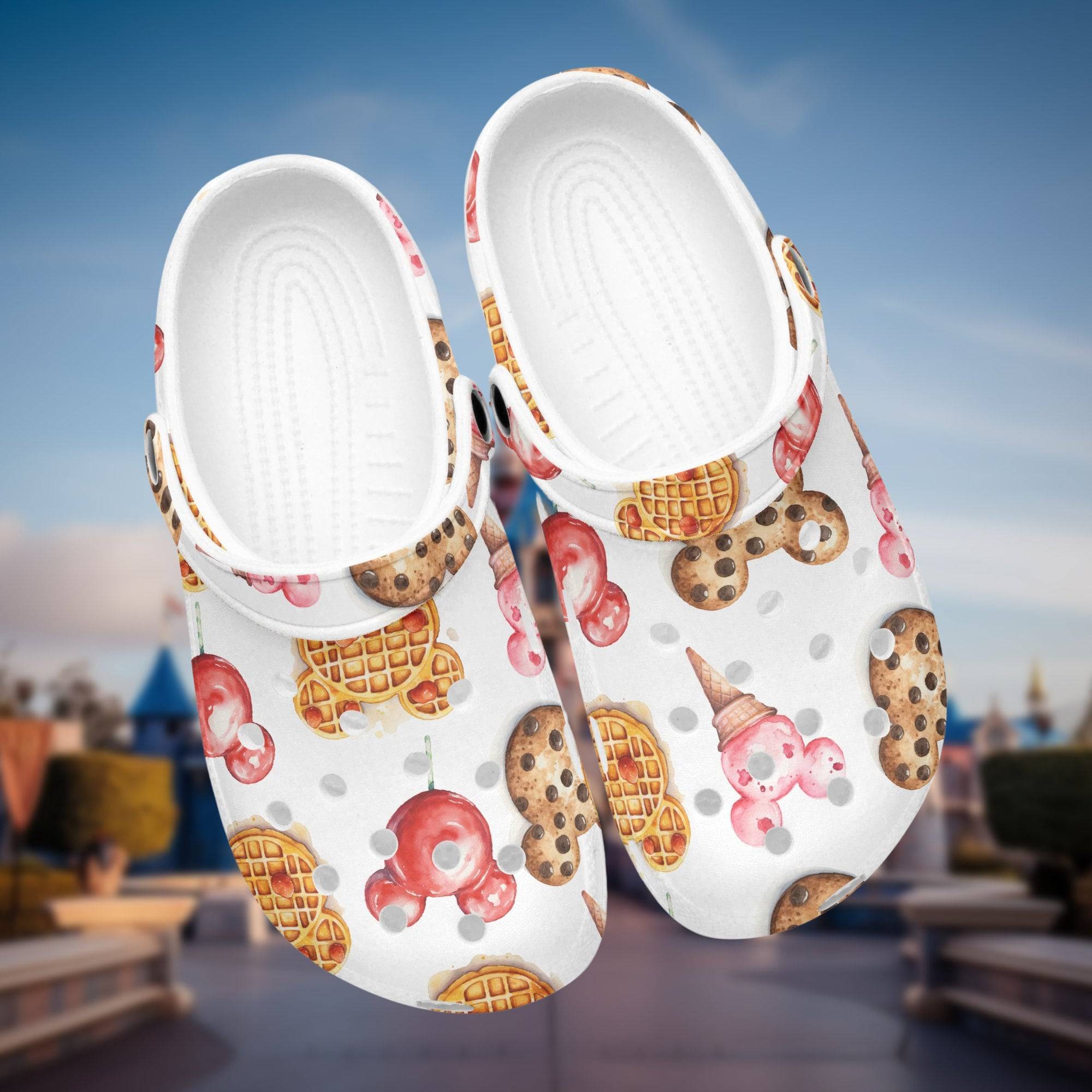 Disney Snacks Treats World Disneyland Shoes Crocss Lover Sandals Design