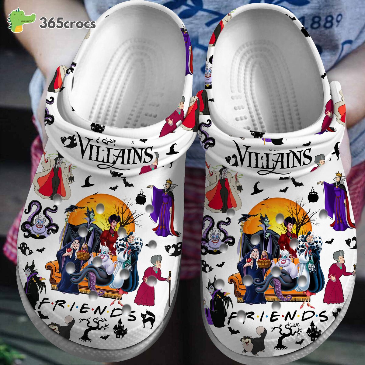 Disney Villains Cartoon Crocss Clogs Shoes Comfortable