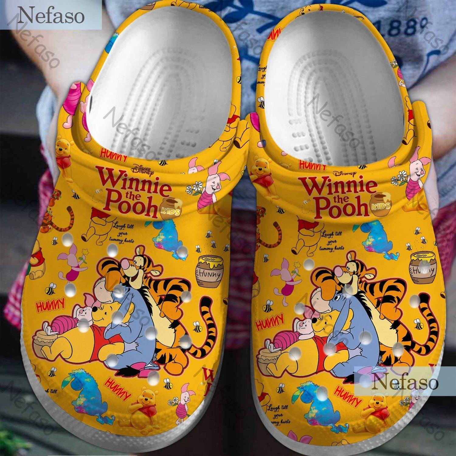 Disney Winnie Pooh Personalized Clogs Timeless Comfort Character Slippers