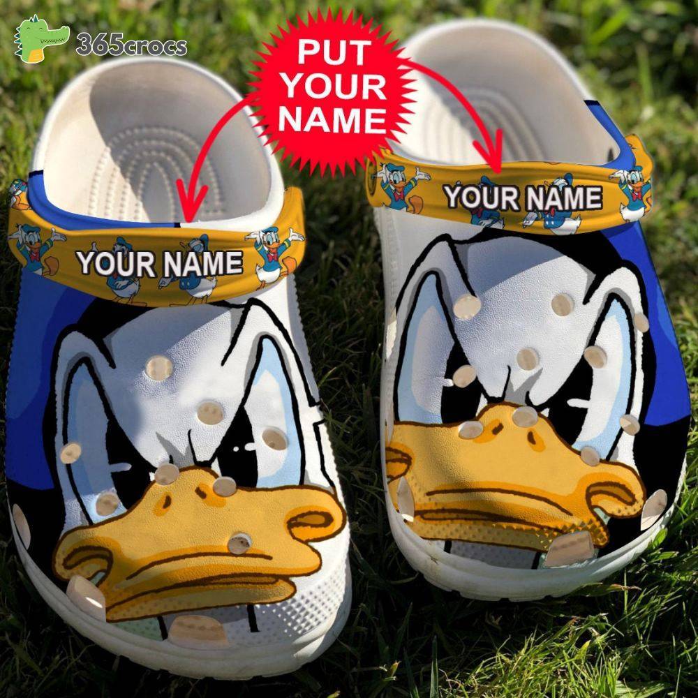 Donald Duck Disney Personalisation Crocss Clog Shoes