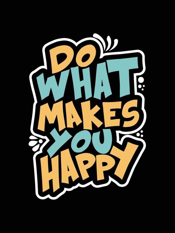 Download Do what makes you happy Vintage Typography T-shirt Design for free