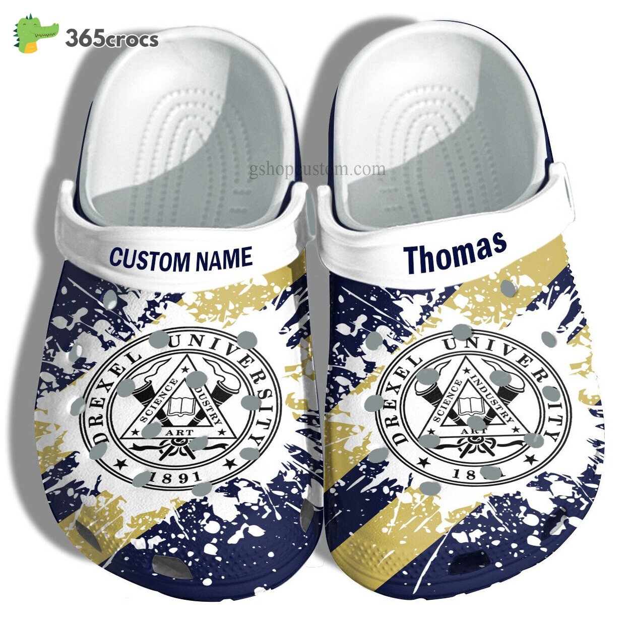 Drexel University Graduation Gifts Croc Shoes Customize Admission Gift Shoes