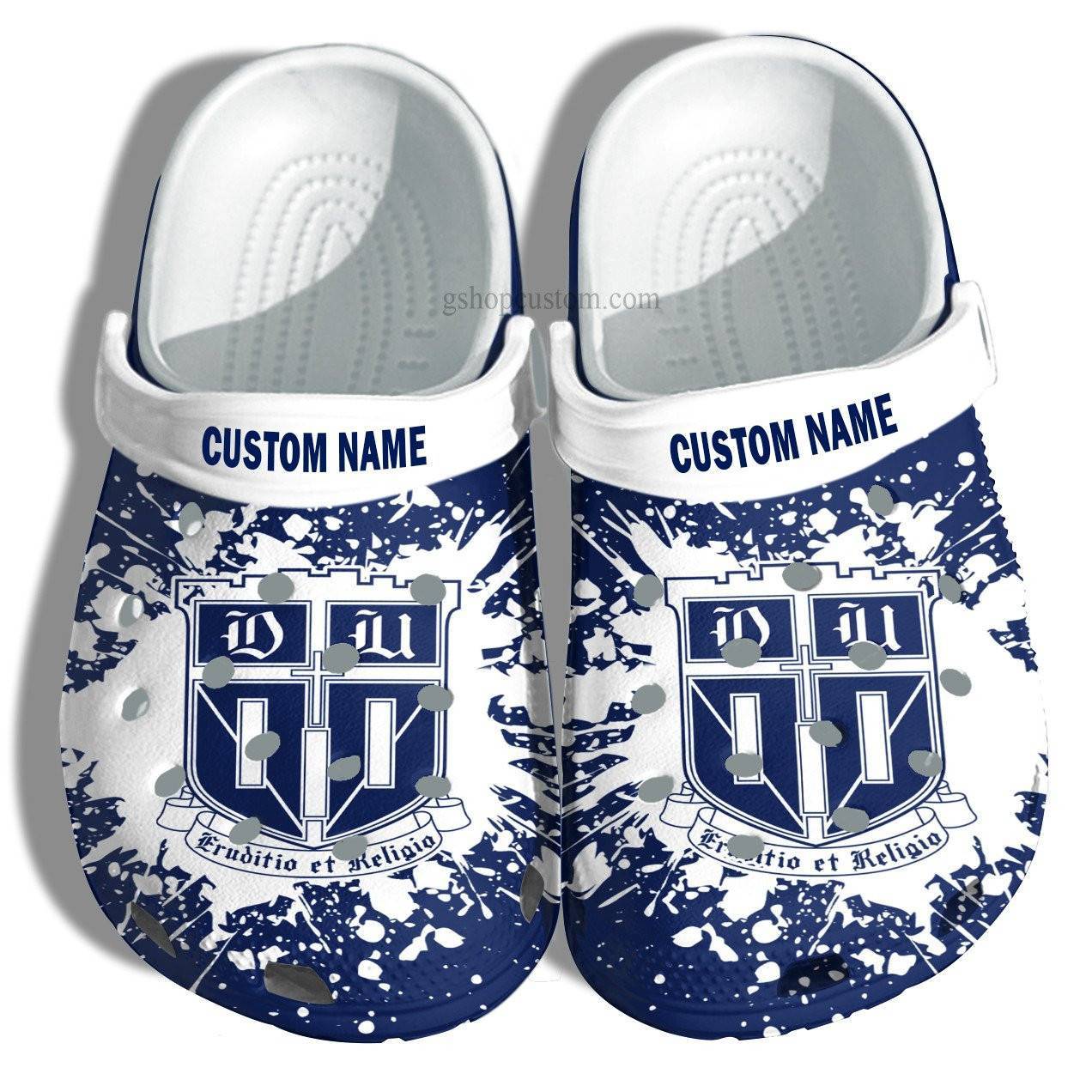 Duke University Graduation Gifts Croc Crocss Clog Shoes Customize – Admission Gift Crocss Clog Shoes