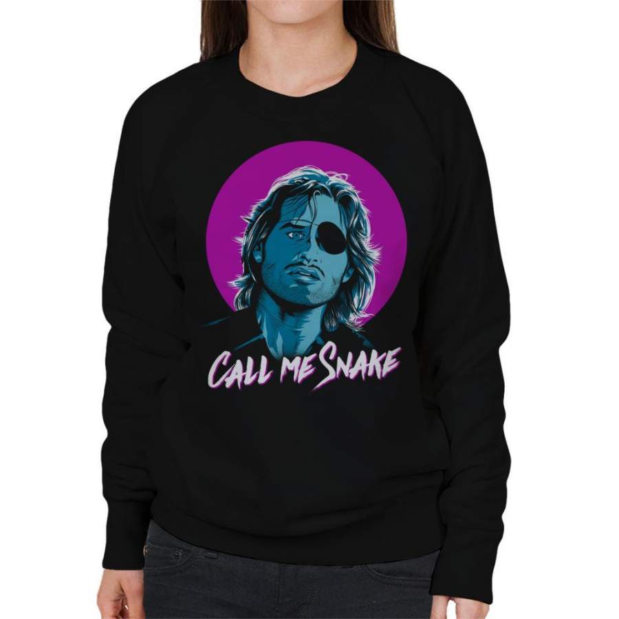 Escape From New York Call Me Snake Women’s Sweatshirt