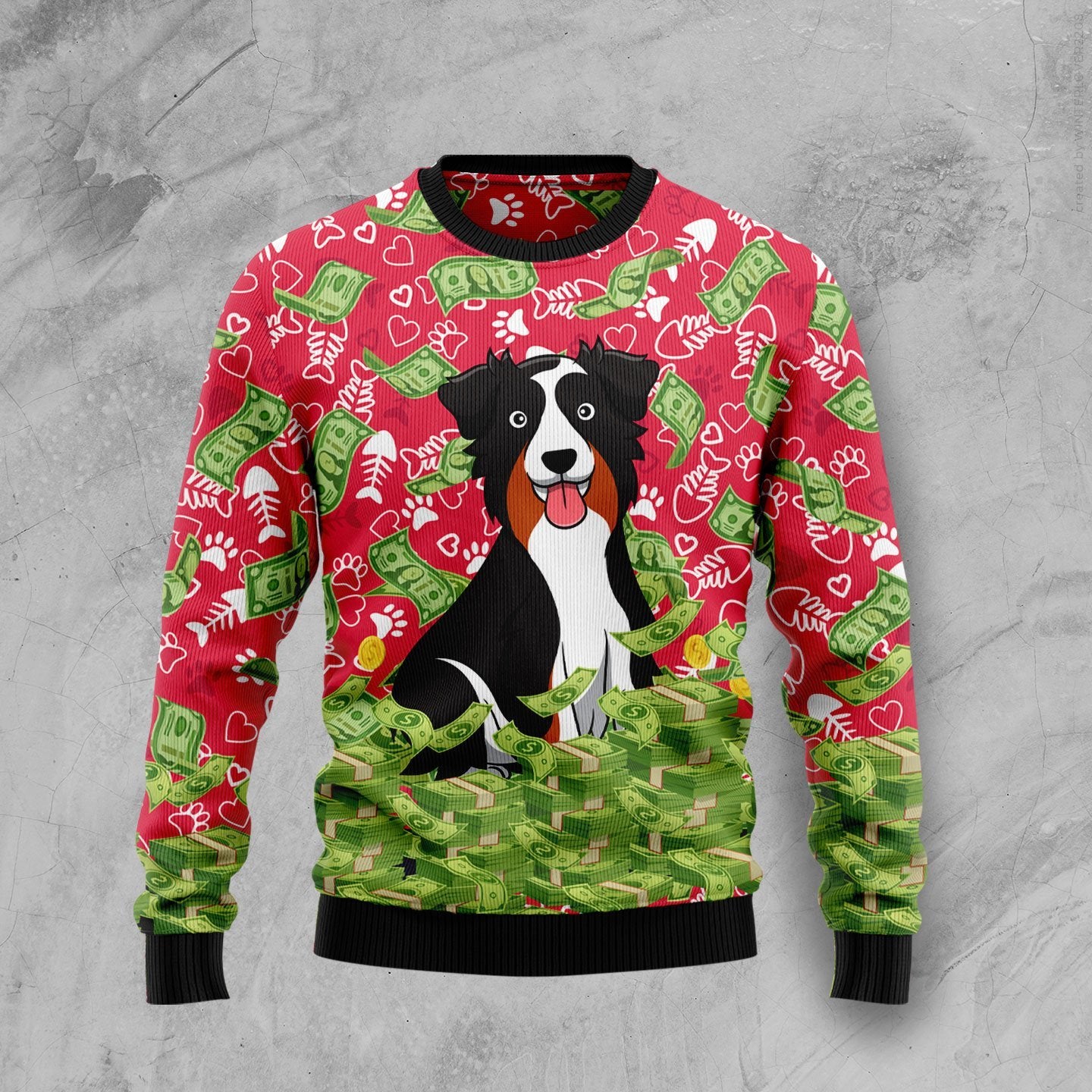 I Work Hard So That My Dog Can Have A Better Life Ugly Christmas Sweater | For Men & Women | Adult | Us5935