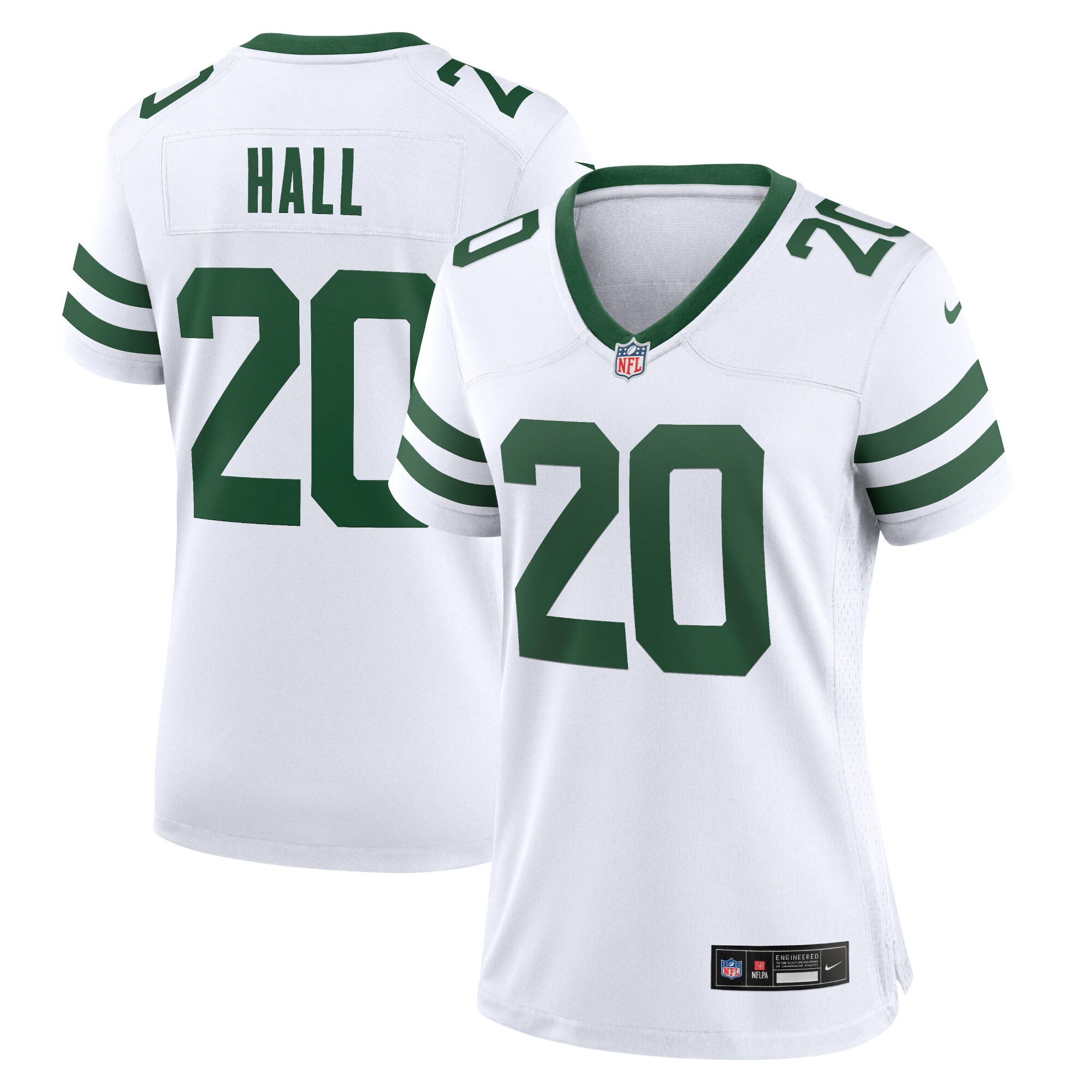 Breece Hall New York Jets Women's Player Jersey – White