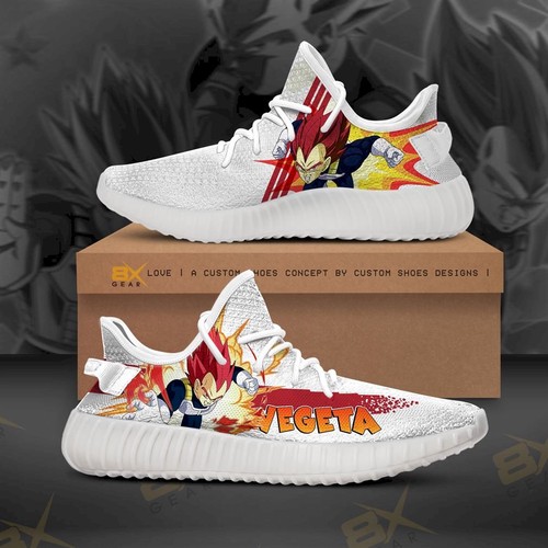 Best Dragon Ball Sneakers Vegeta Yeezy Shoes Excellent Fan Gift Yeezy