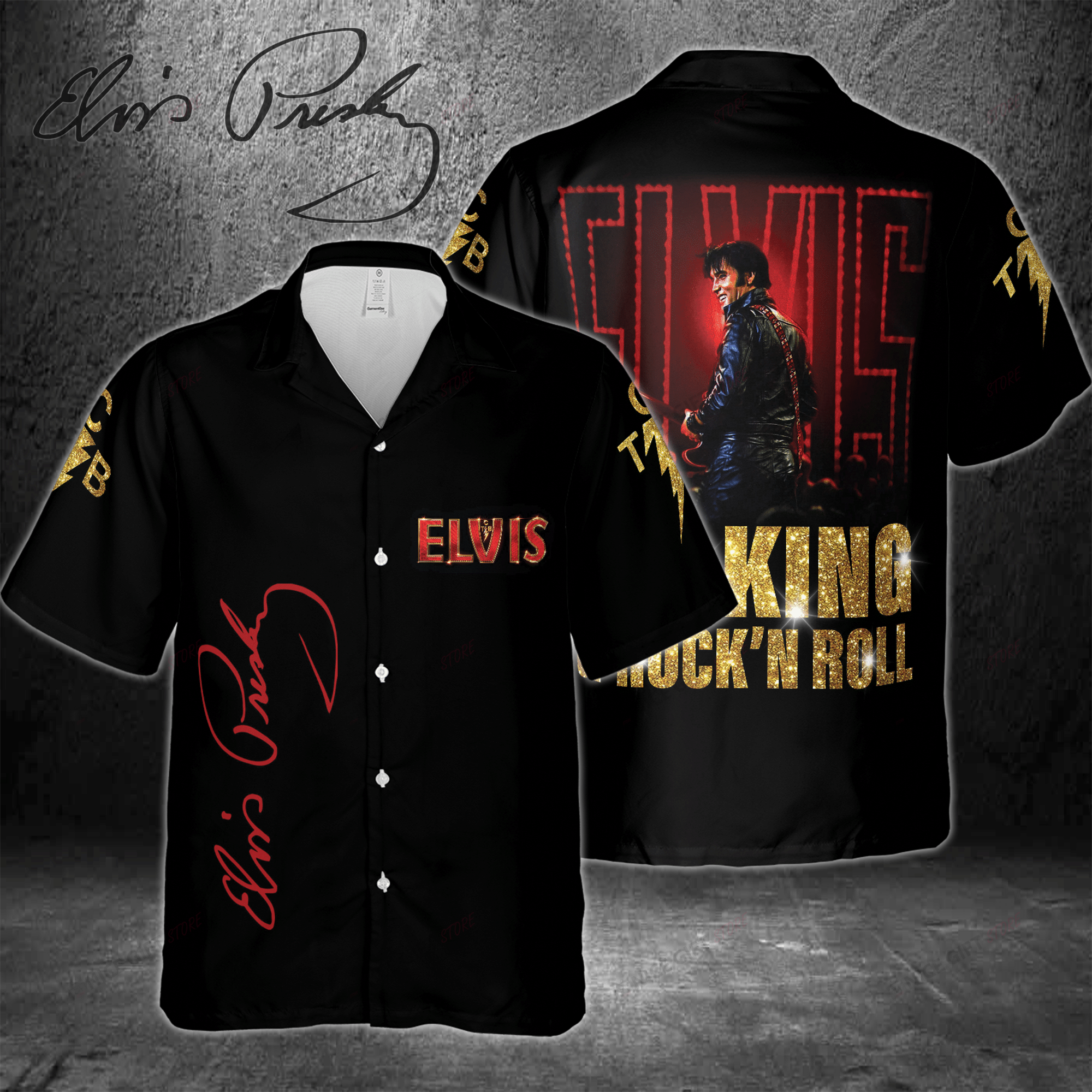 Elvis Presley Hawaiian 3D Shirt 3Hs-C5C9