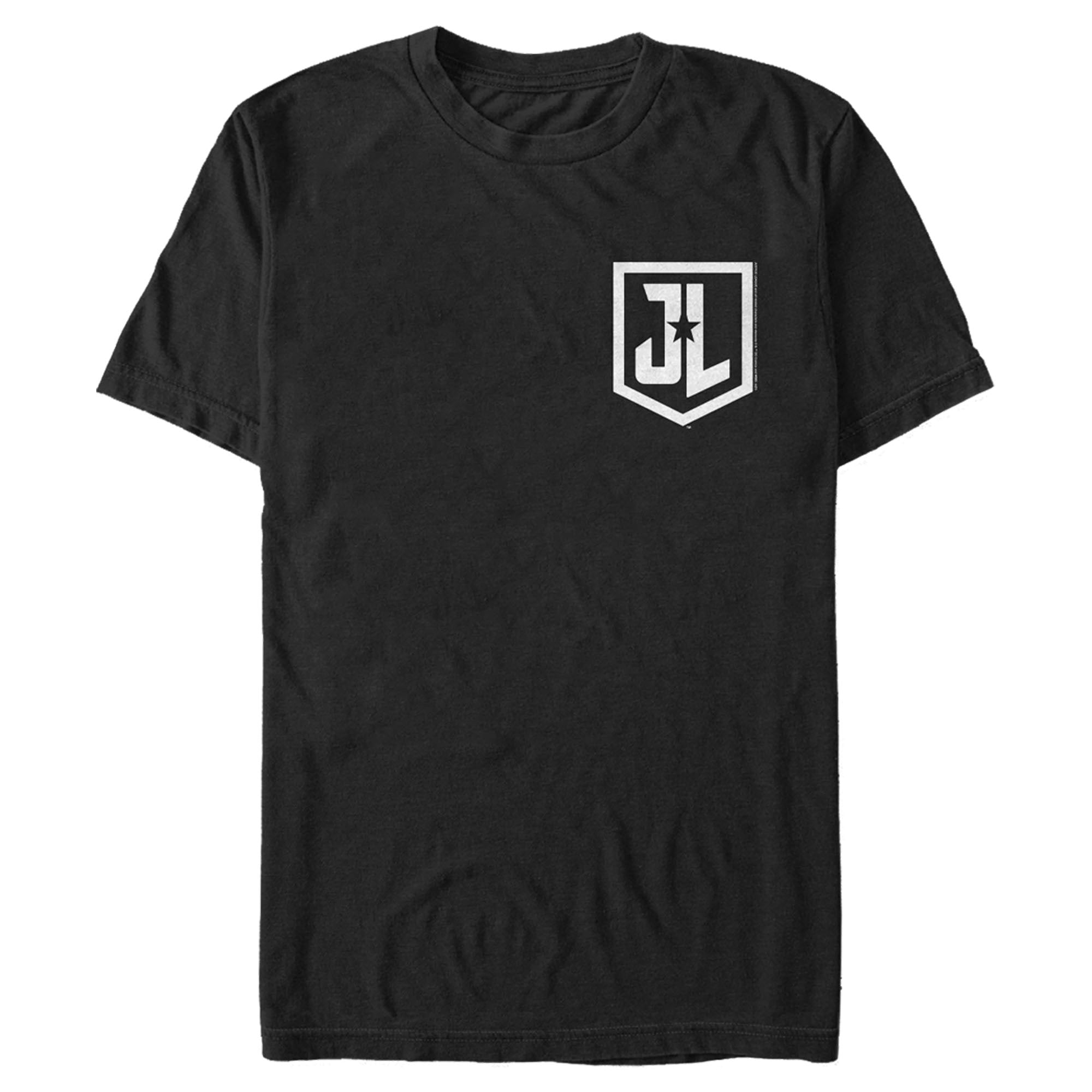 Zack Snyder Justice League Men’S Pocket Logo  T-Shirt