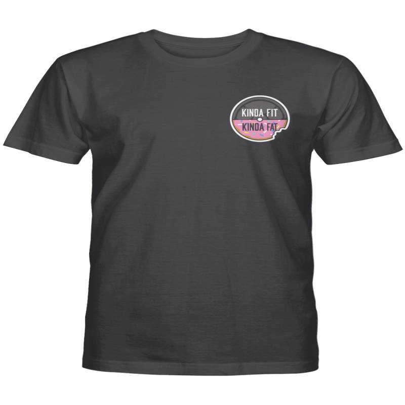 Kinda Fit Kinda Fat Merch OG BURNT Donut T-Shirt