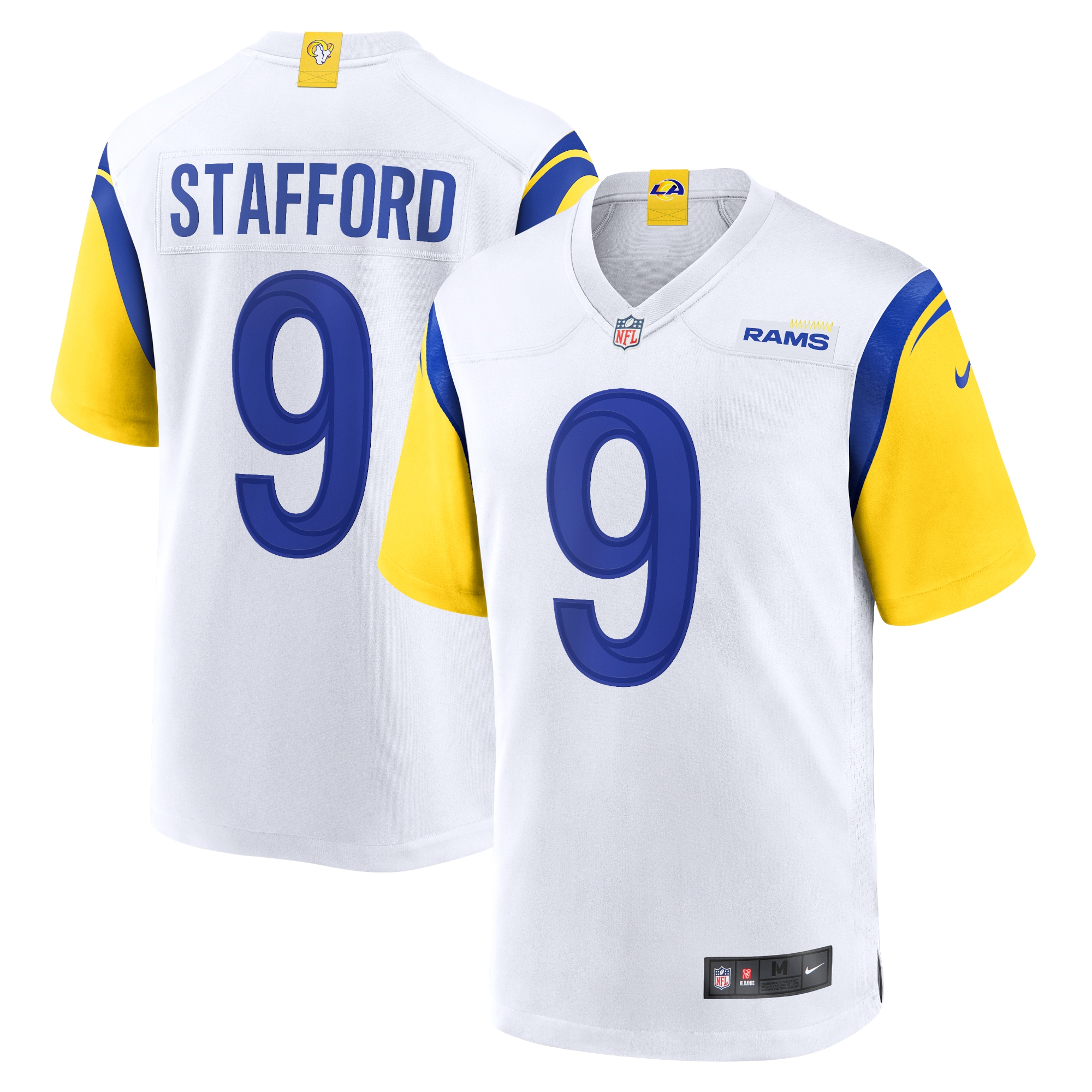 Matthew Stafford Los Angeles Rams Alternate Player Game Jersey – White