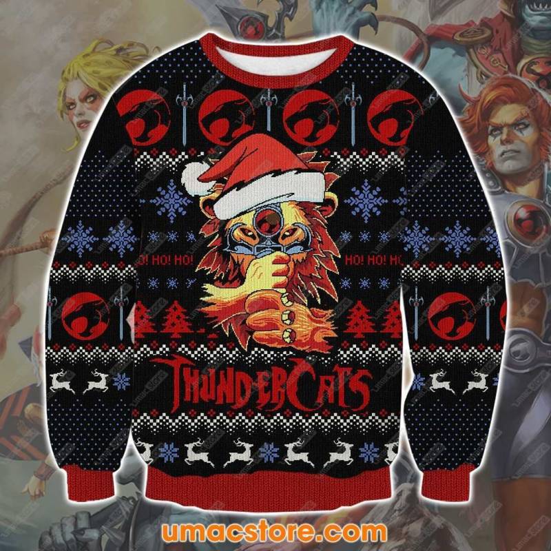 Thundercats 3D Print Ugly Christmas Sweatshirt