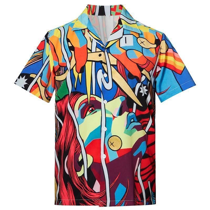 Order Mens Hawaii Shirts Art Printed Ha43150