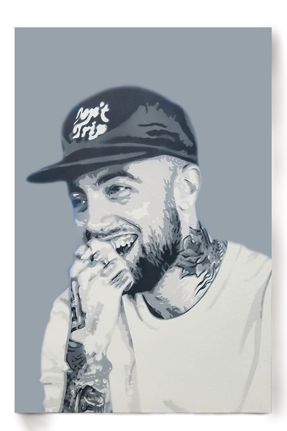 Mac Miller Poster Celebrity Wall Art Gift For Mac Miller Fan, Death Anniversary Of Mac Miller, Pop Fan Poster