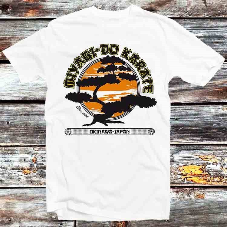 Miyagi Do Karate Kid Birthday Gift T Shirt Vintage Retro Cool Gift Mens Womens Unisex Cartoon Anime Top Tee B589