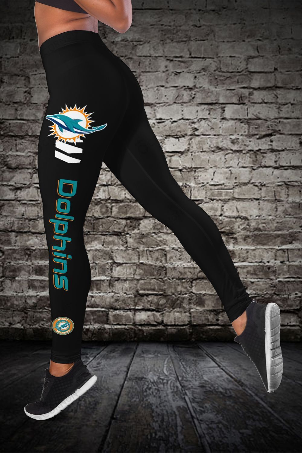 Miami Dolphins Leggings And Tank Top Limited 015