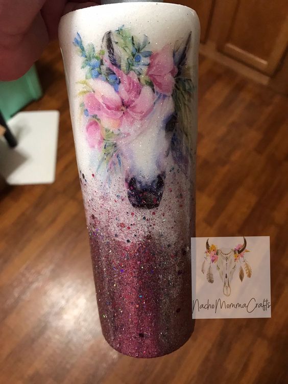 Horse Glitter Al4 Ndk060795 Tumbler