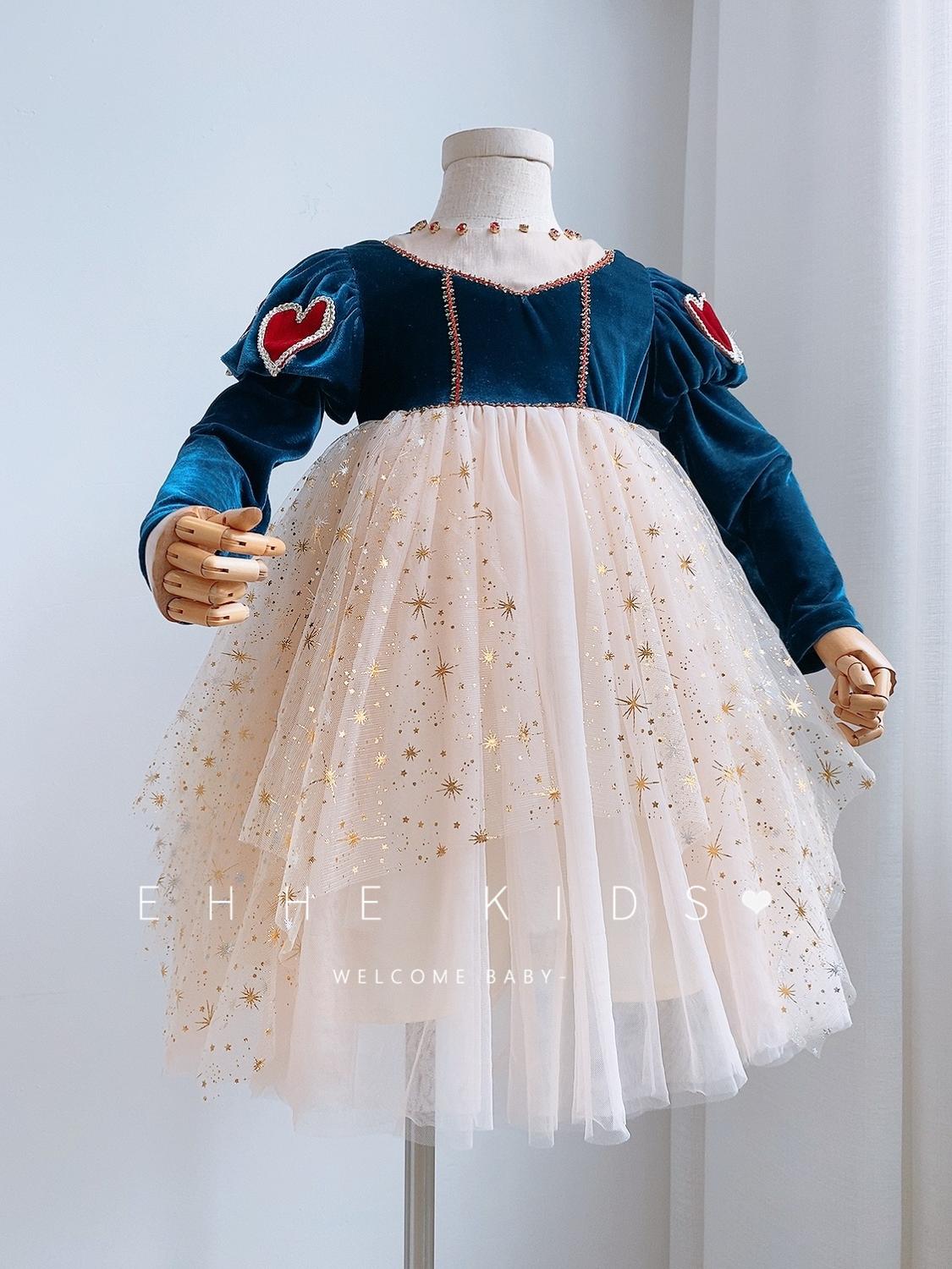 2020 Autumn/Spring Frozen Elsa Pleuche Princess Long Sleeve Dress Bling Bling, CHICO Kids Love TUTU Dresses alx