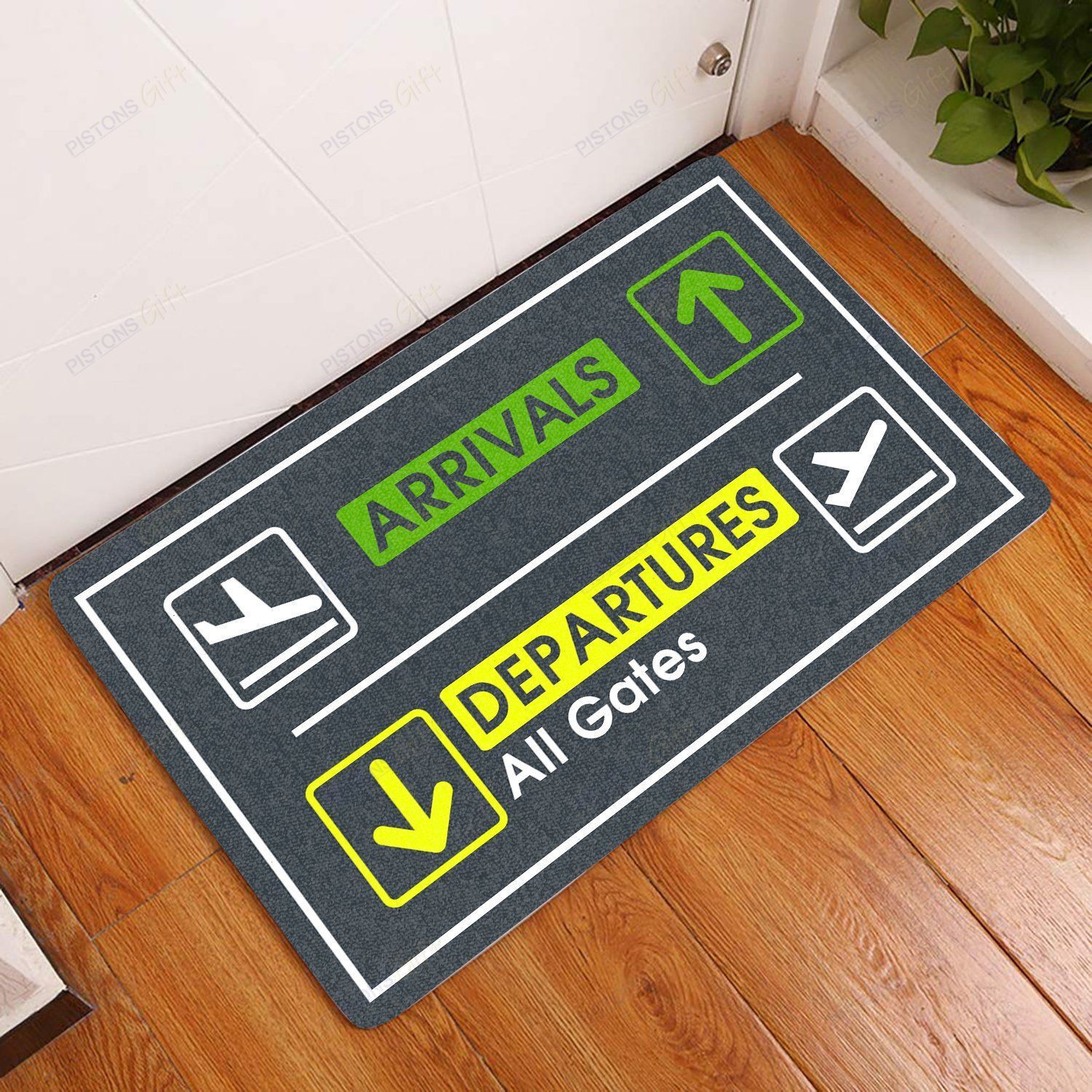 Arrivals & Departures All Gates All Over Printing Doormat