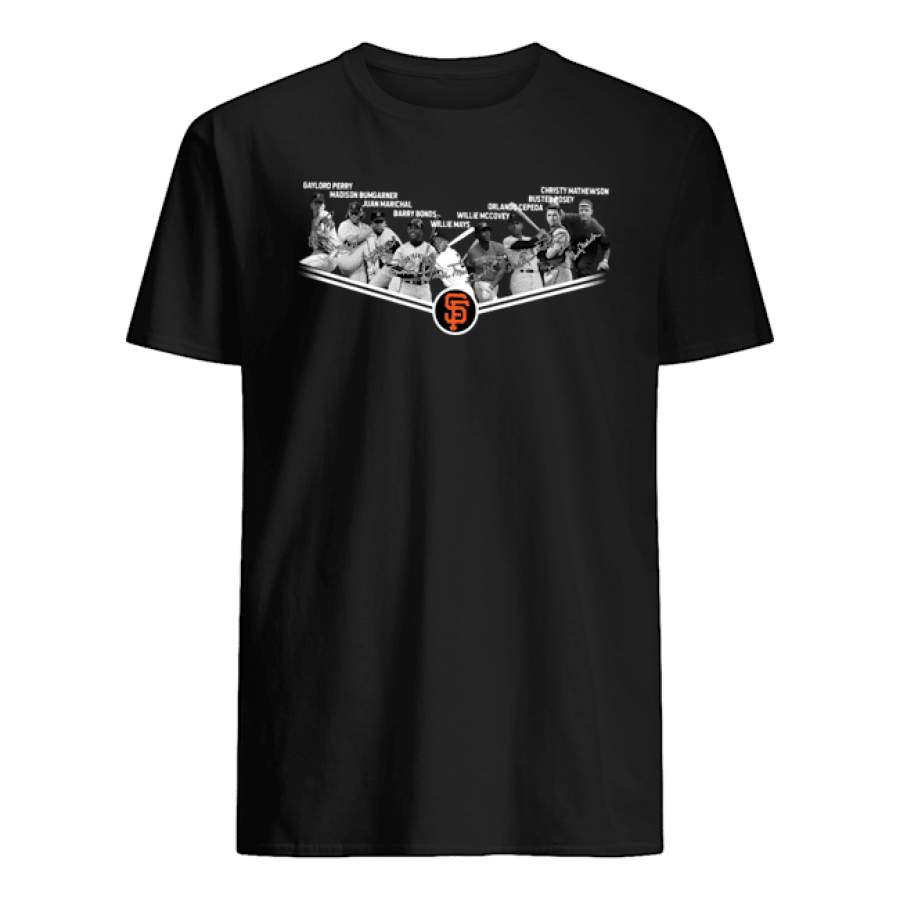 San Francisco Giants Gaylord Perry Madison Bumgarner Juan Marichal Barry Bonds Shirt